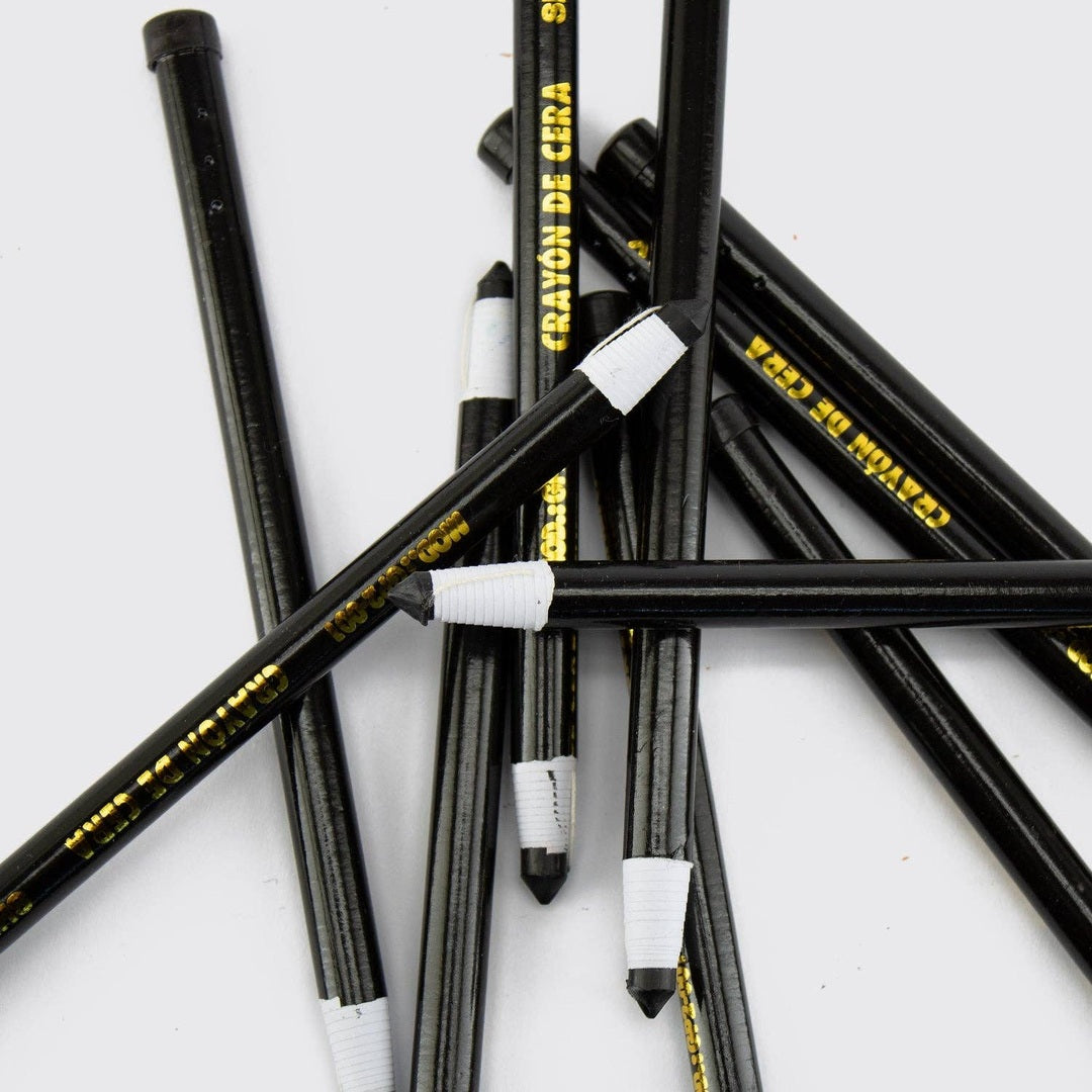 Black wax pencil