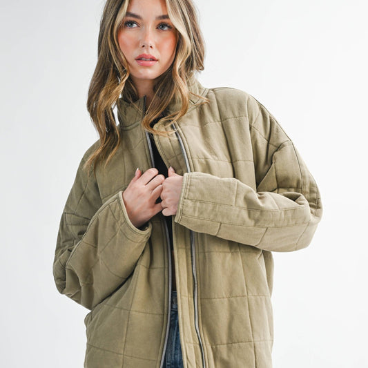 Quilted Oversize Jacket