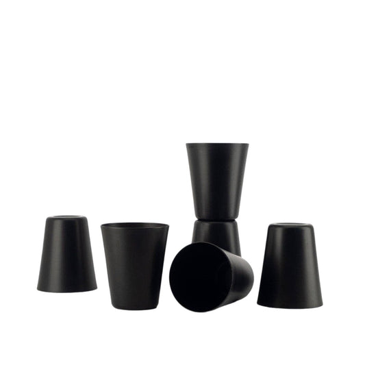 Large Black Aluminum Tumbler