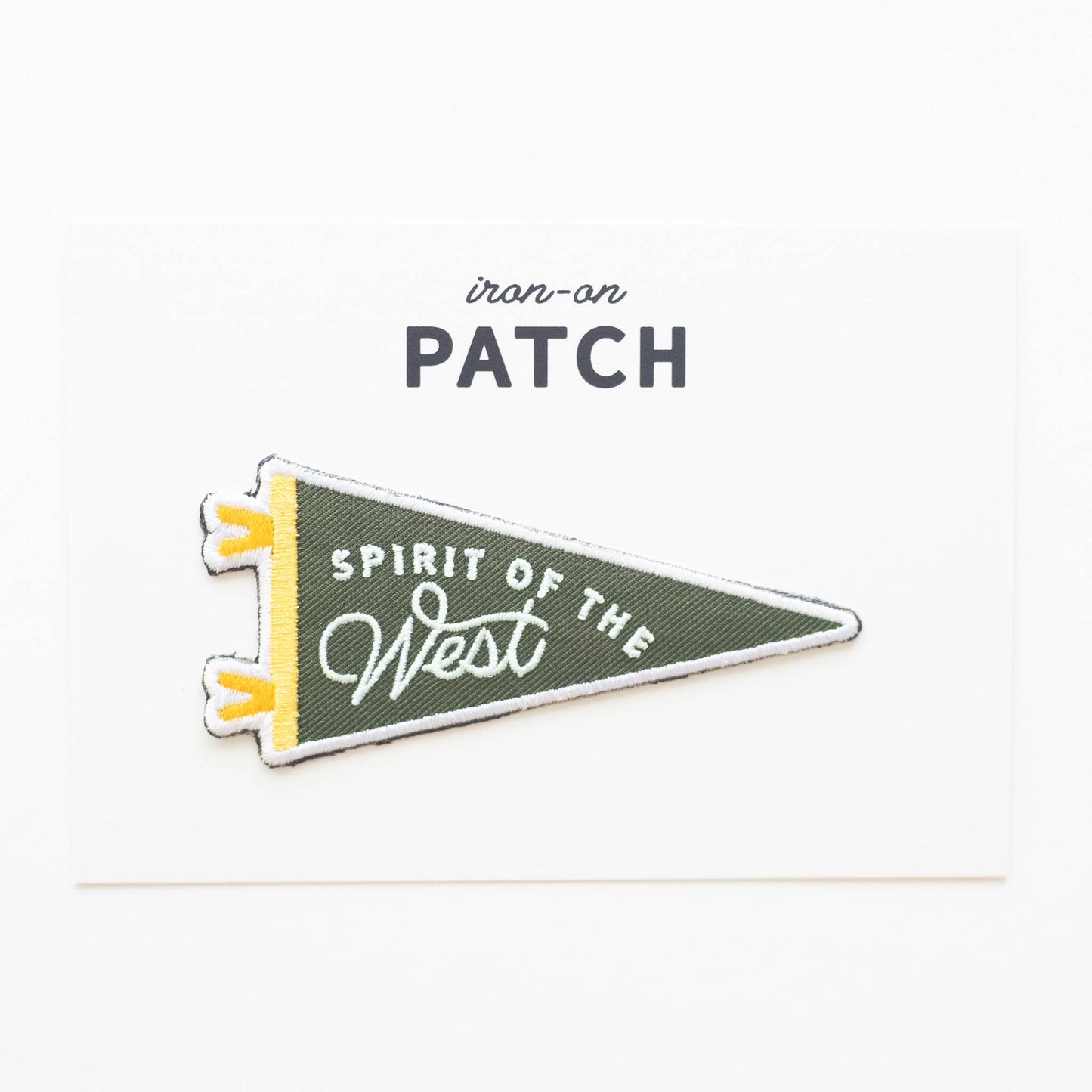 Spirit of the West Embroidered Iron on Patch