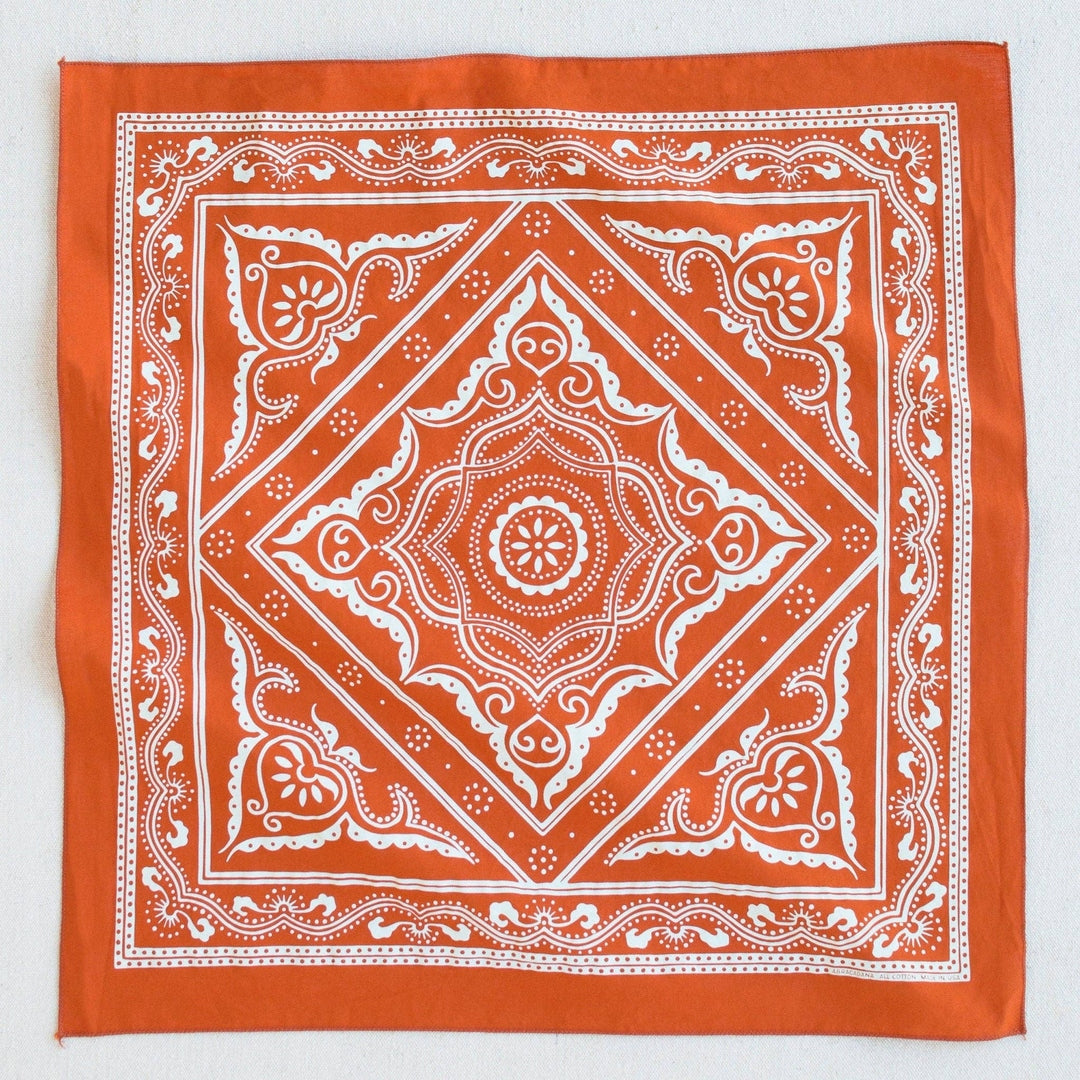 Western Bandana, Marmalade Orange