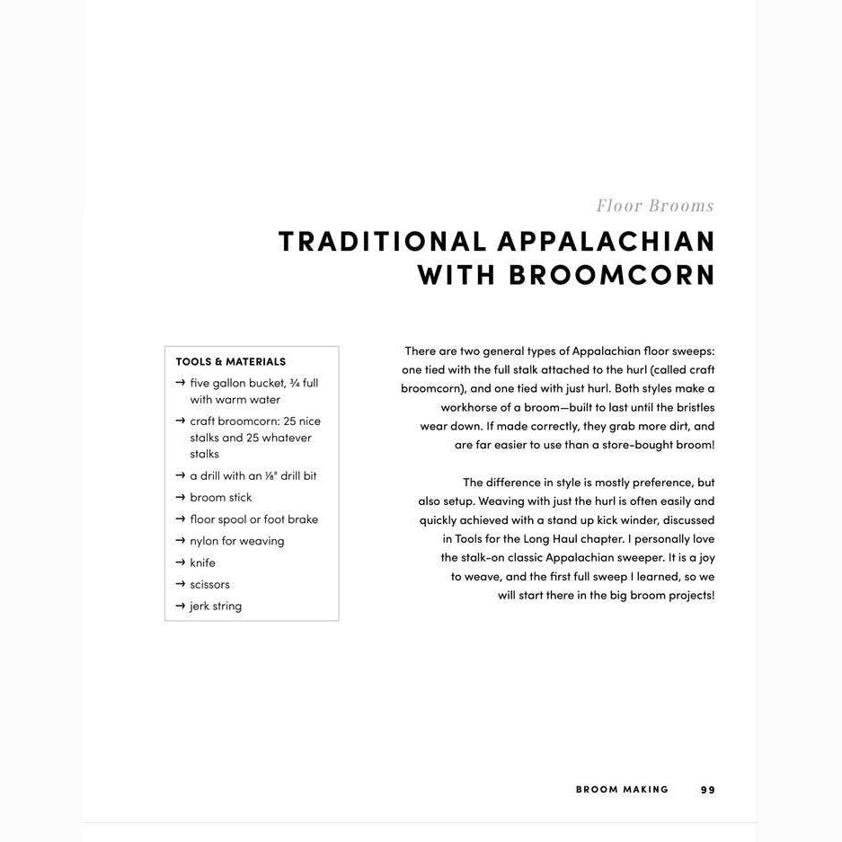Handmade Broom Book