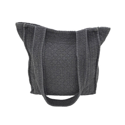 Soft Cotton Quilted Tote Bag