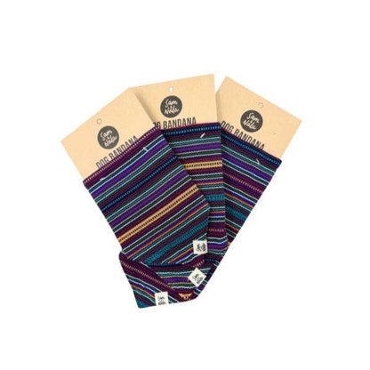 Market Day Dog Bandana – Handwoven Colorful Cotton