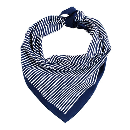 Navy Striped Bandana