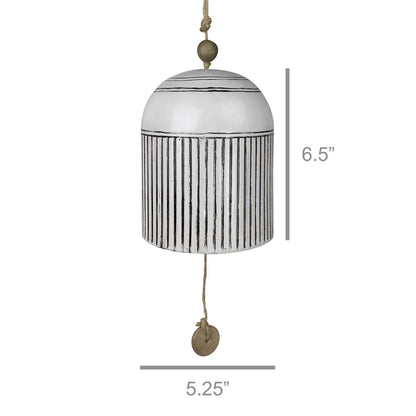 Striped Ceramic Bell