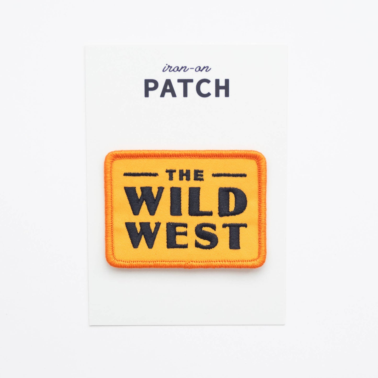 The Wild West Embroidered Iron on Patch