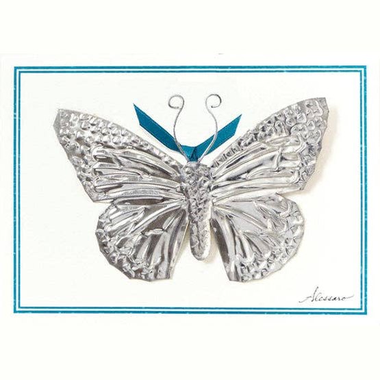 Butterfly Keepsake Ornament on Greeting Card