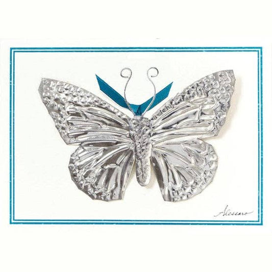 Butterfly Keepsake Ornament on Greeting Card