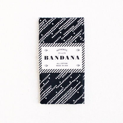 Black Shooting Stars Bandana