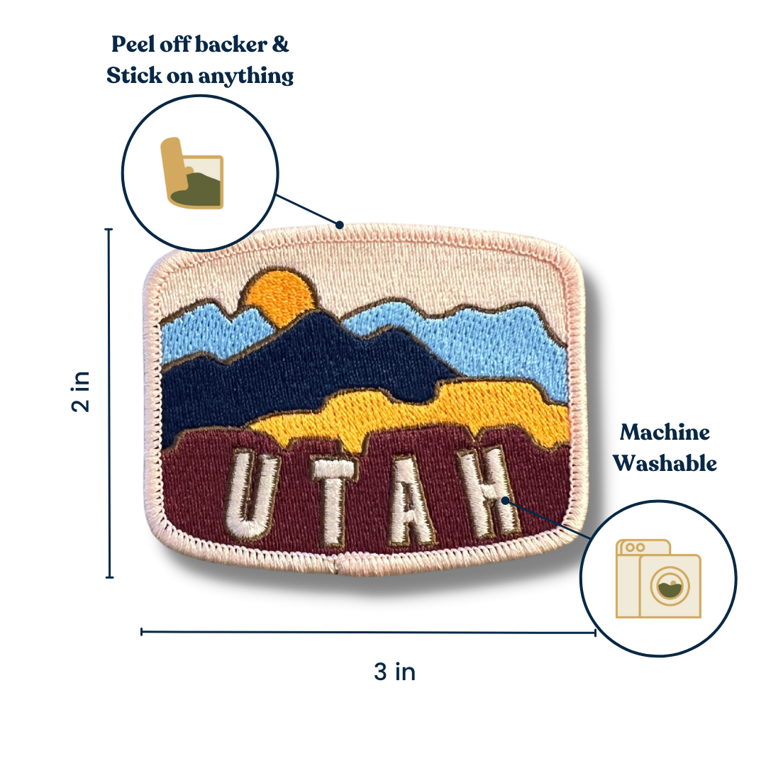 Untamed Utah stick-on patch