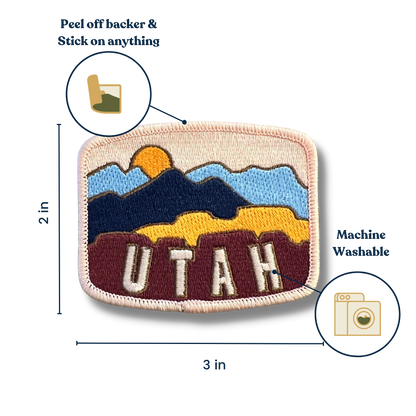 Untamed Utah stick-on patch