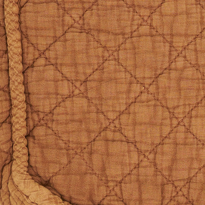 Soft Cotton Quilted Cosmetic Bag