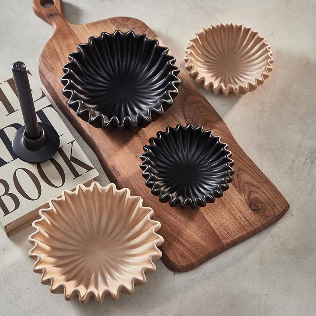 Black Lehriya Bowls - Set of 2