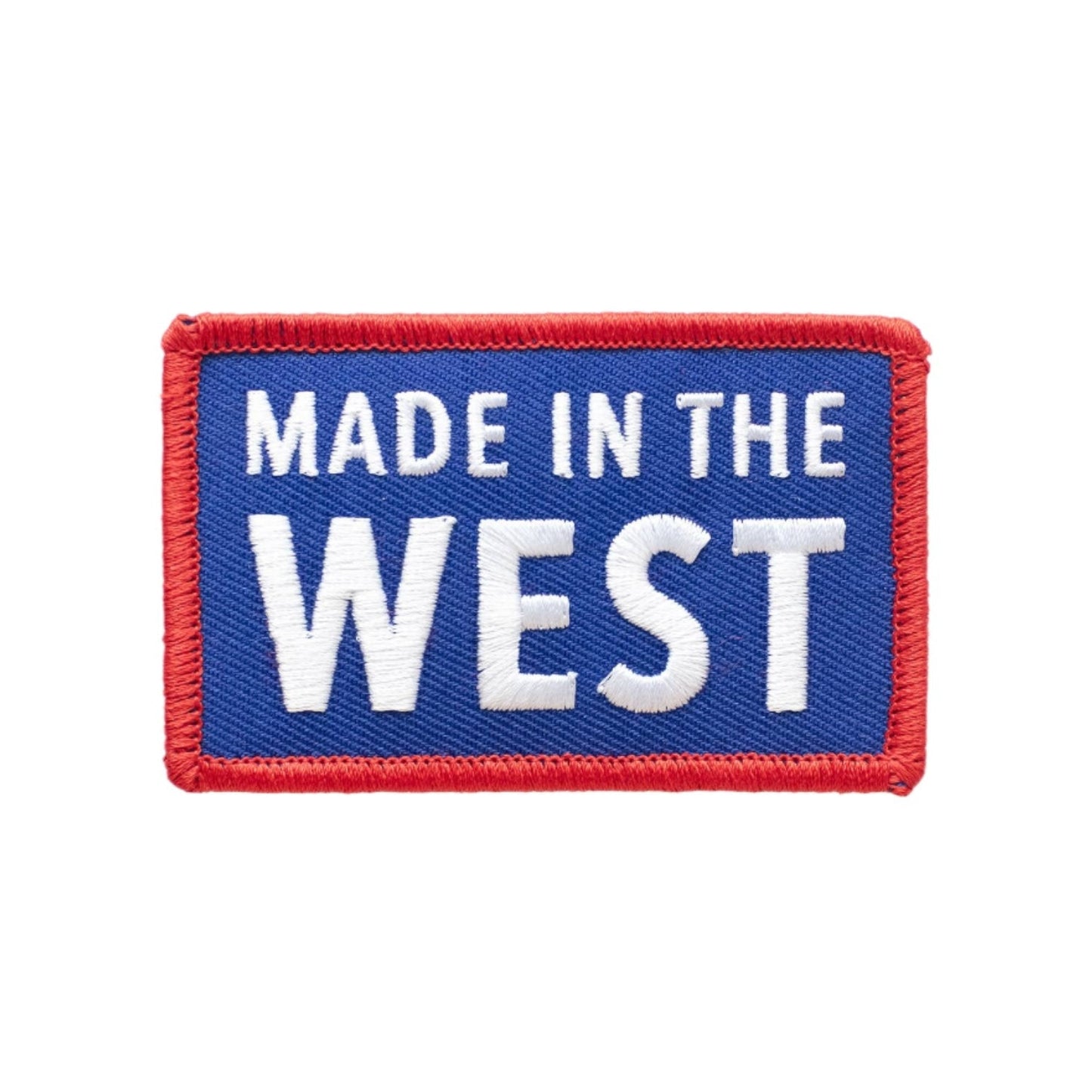 Made In The West Embroidered Iron on Patch