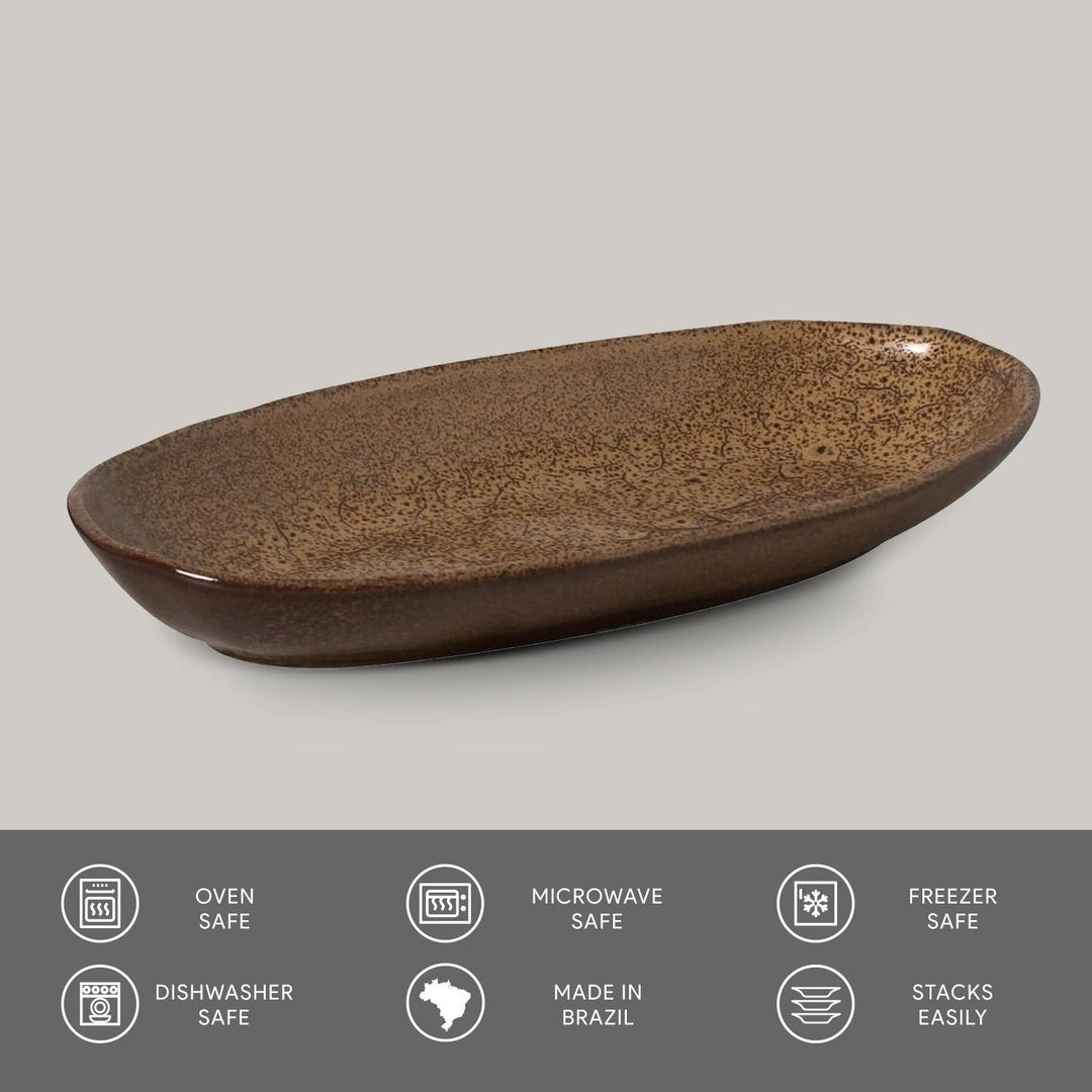 Dijon Oval Serving Platter 12.6” Set of 4