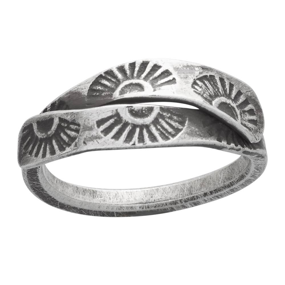 Sun Up To Sun Down Sterling Silver Ring