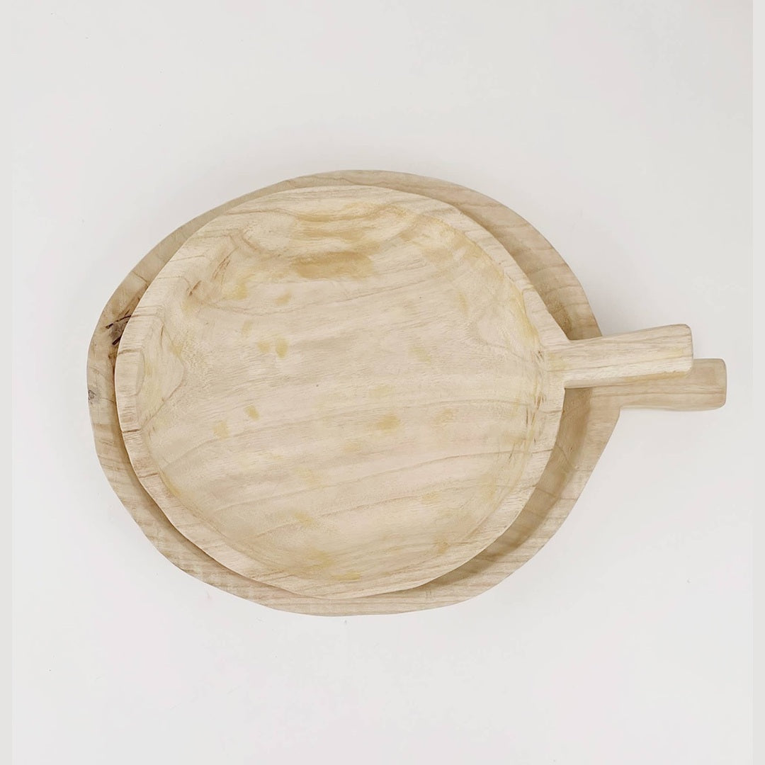 Paulownia Wood Tray with Handle