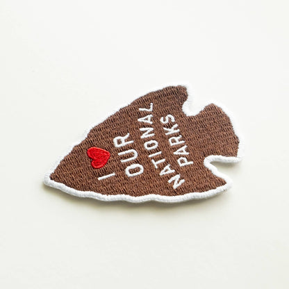 I Love Our National Parks Iron on Patch