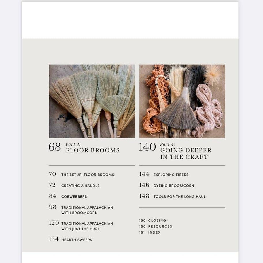 Handmade Broom Book