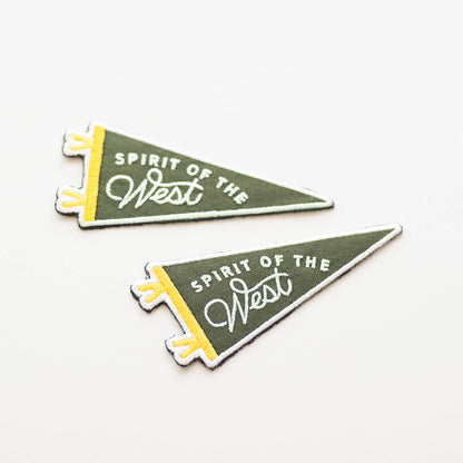 Spirit of the West Embroidered Iron on Patch