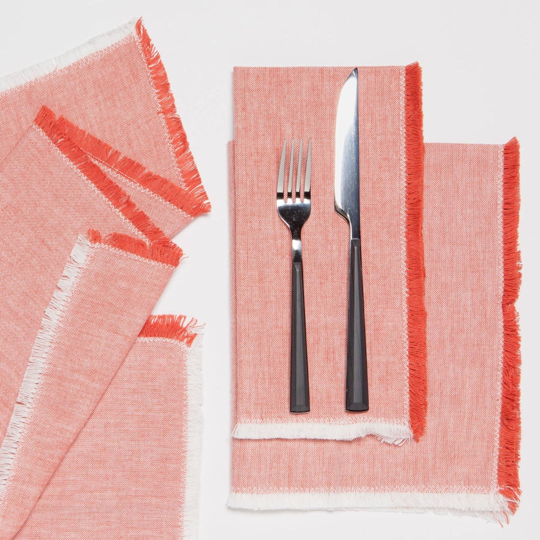 Clay Chambray Napkins Set of 4