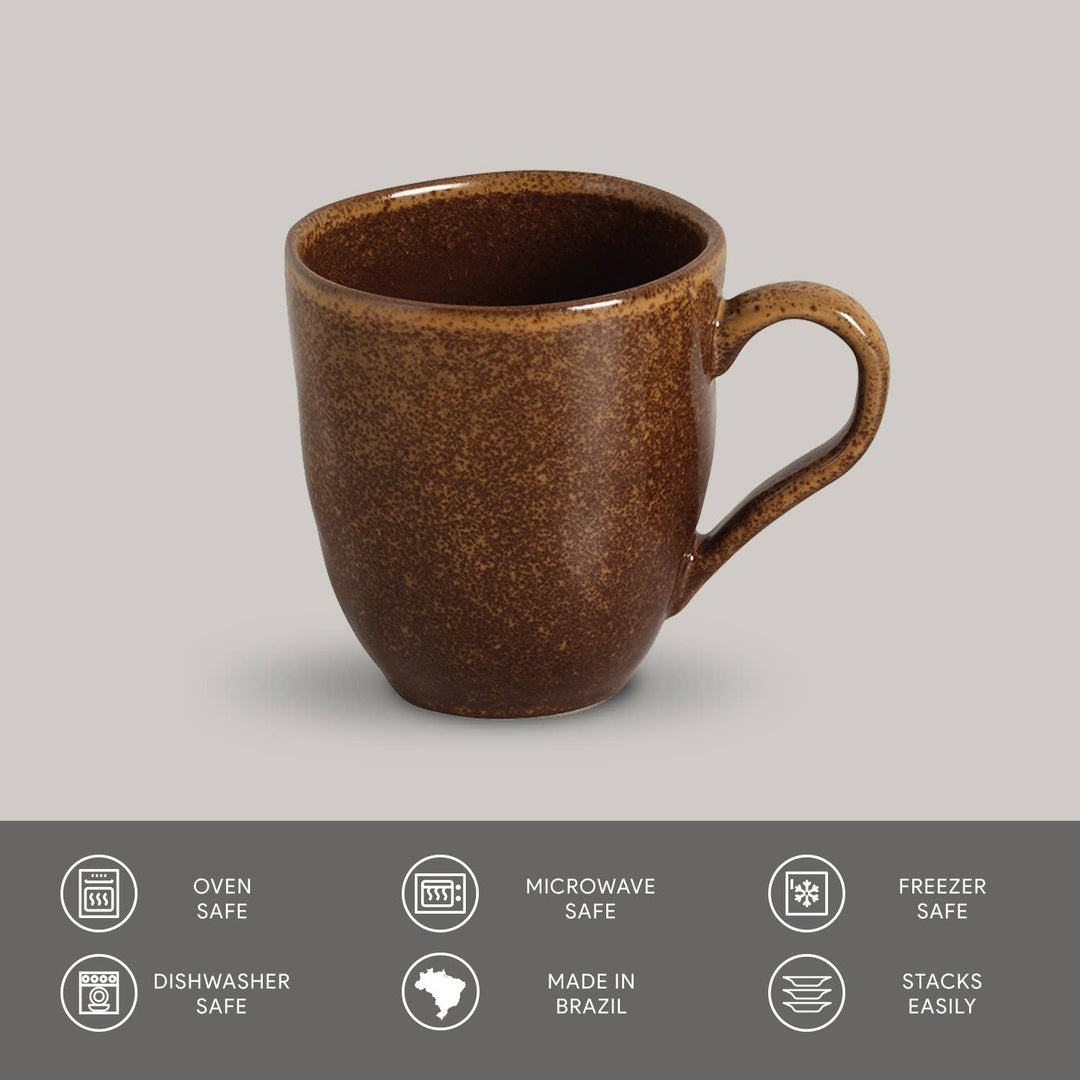 Dijon Coffee Mug 9.2 Oz Ceramic Set of 4