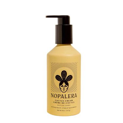 Nopalera cactus cream bottle on a white background