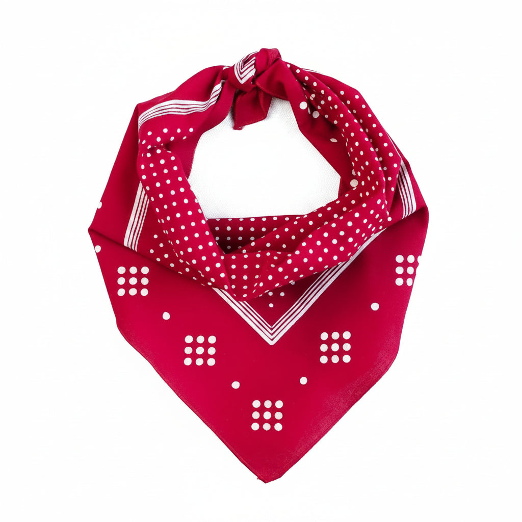 Red Polka Dot Bandana