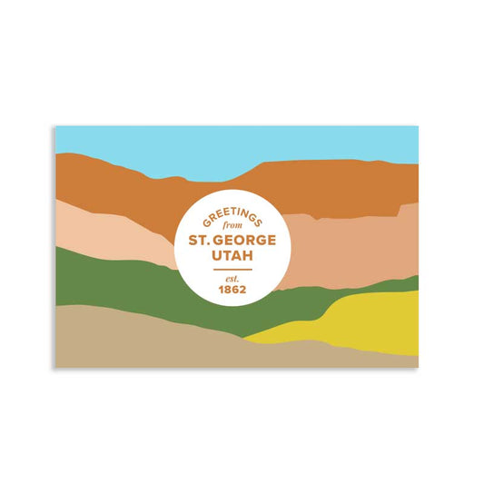 Greetings From St. George Postcard
