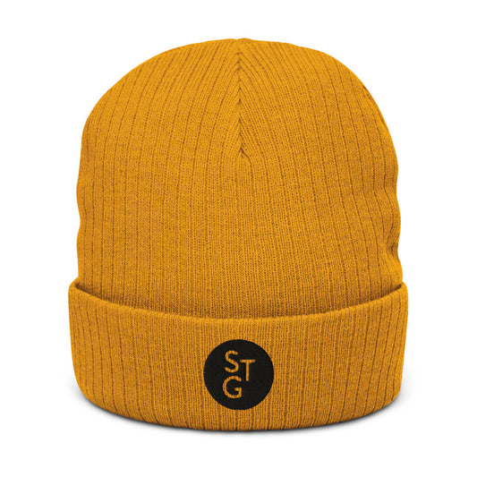 STG Gold Cuffed Beanie