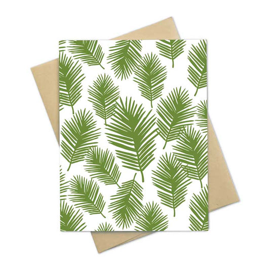 Palm Leaf Notecard
