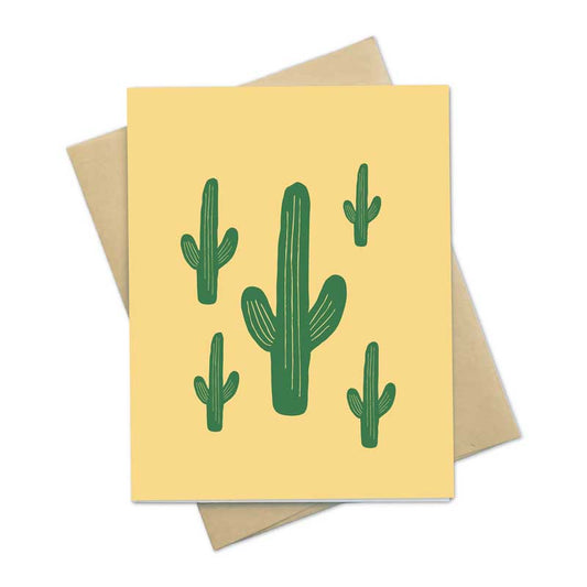 Simple Saguaro Notecard