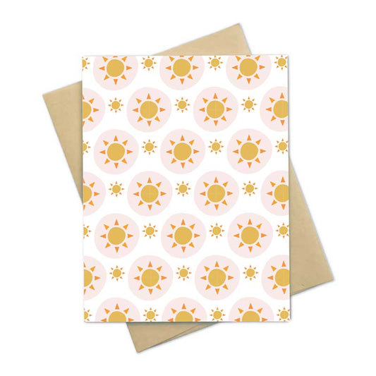 Simple Sun Notecard