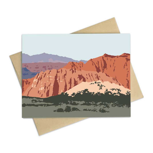 Snow Canyon Overlook Notecard