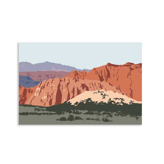 Snow Canyon Overlook Postcard