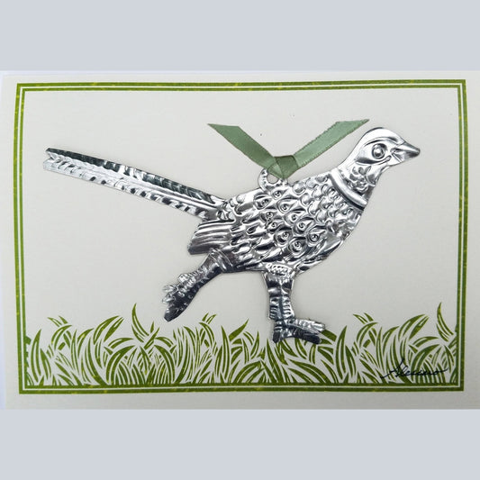Road Runner Keepsake Ornament on Greeting Card