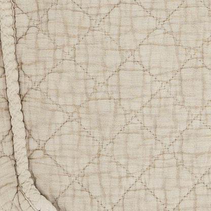 Soft Cotton Quilted Cosmetic Bag
