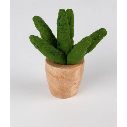 Handmade Mini Cotton Aloe Vera Plant