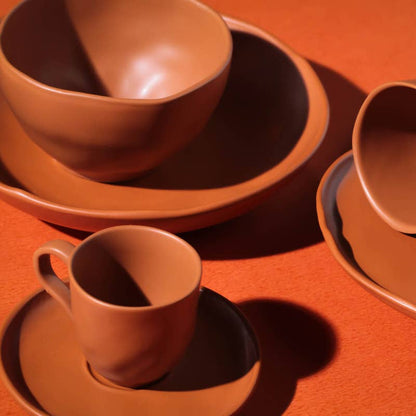 Organic Expresso coffee cup and Saucer