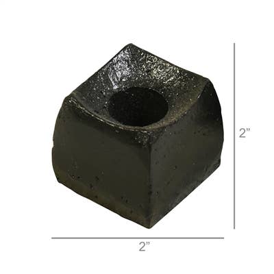 Square Cast Iron Taper Candle Holder