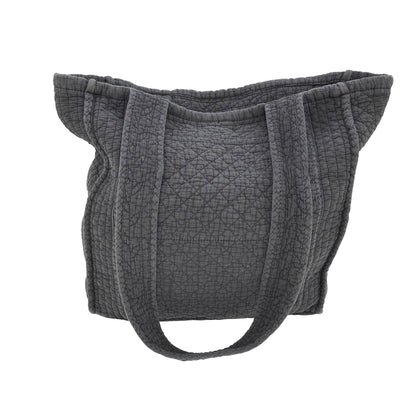 Soft Cotton Quilted Tote Bag