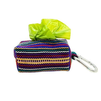 Market Day- Handwoven Cotton Waste Bag Holder