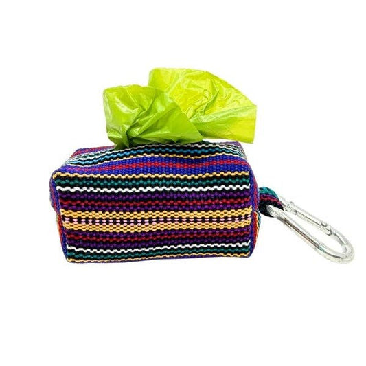 Market Day- Handwoven Cotton Waste Bag Holder