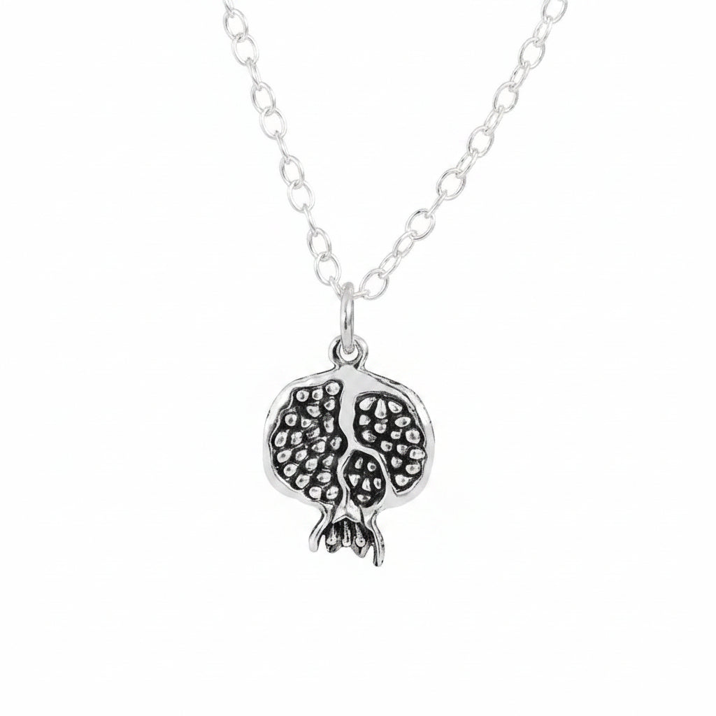 Sterling Silver Pomegranate Necklace