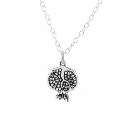 Sterling Silver Pomegranate Necklace