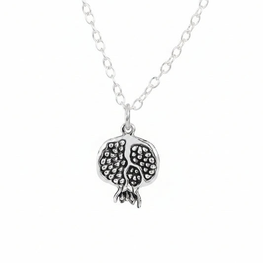 Sterling Silver Pomegranate Necklace