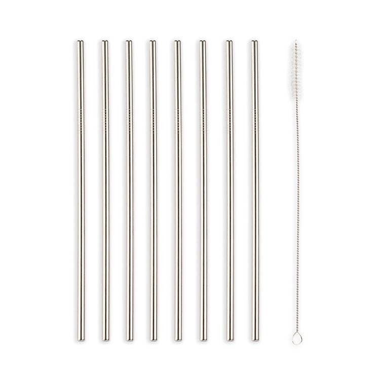 Stainless Steel Straws S/10