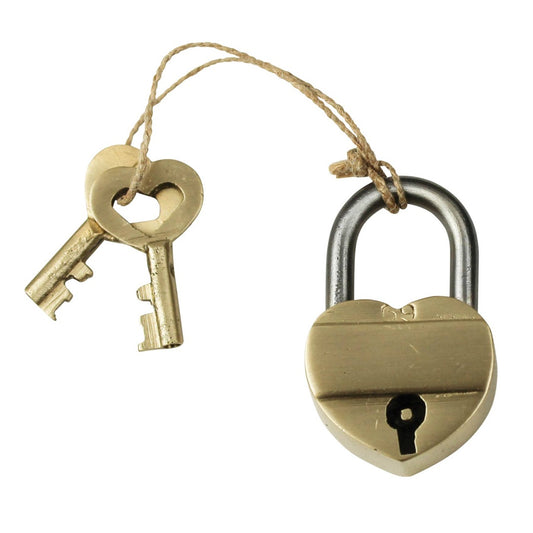 Brass Heart Lock