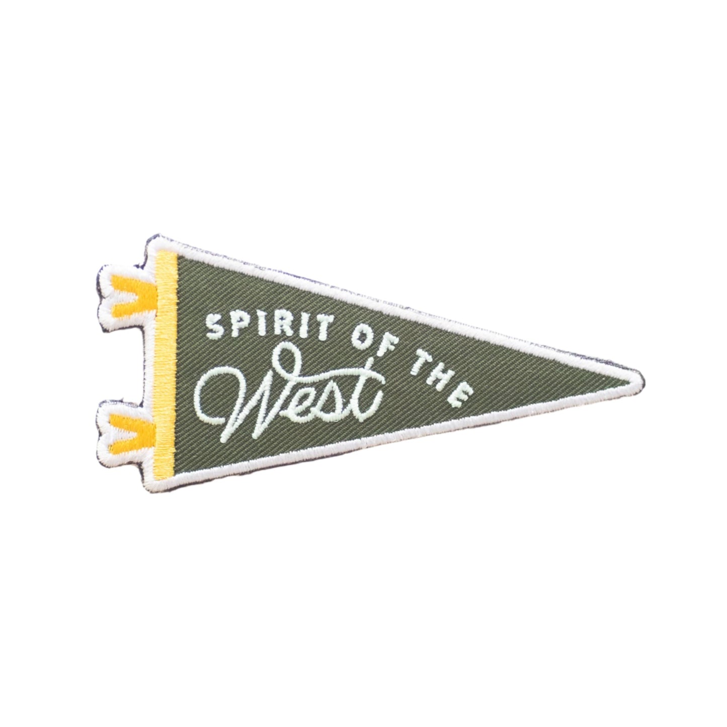 Spirit of the West Embroidered Iron on Patch